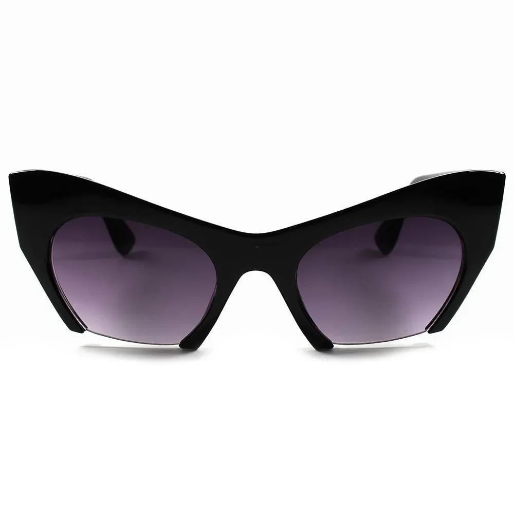 Designer Celebrity Vintage Retro Black Womens Hot Cat Eye Sunglasses F81